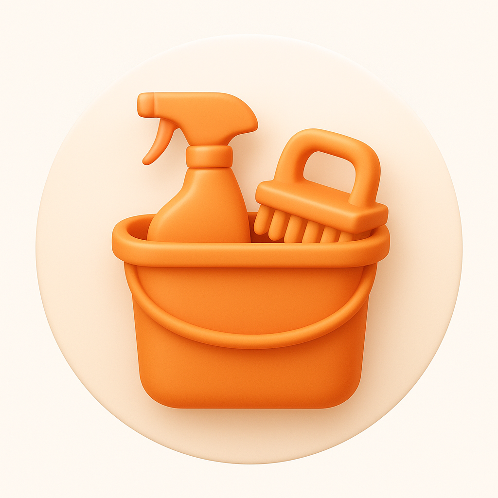 أدوات وأجهزة التنظيف والتنظيم