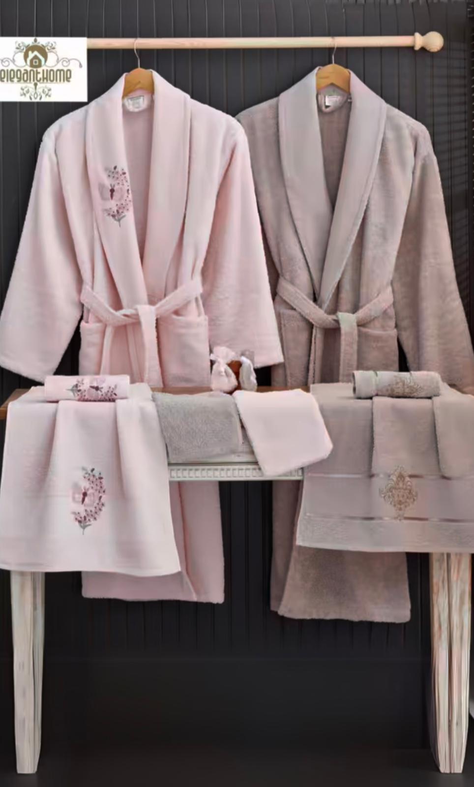 طقم روب ومنشفة