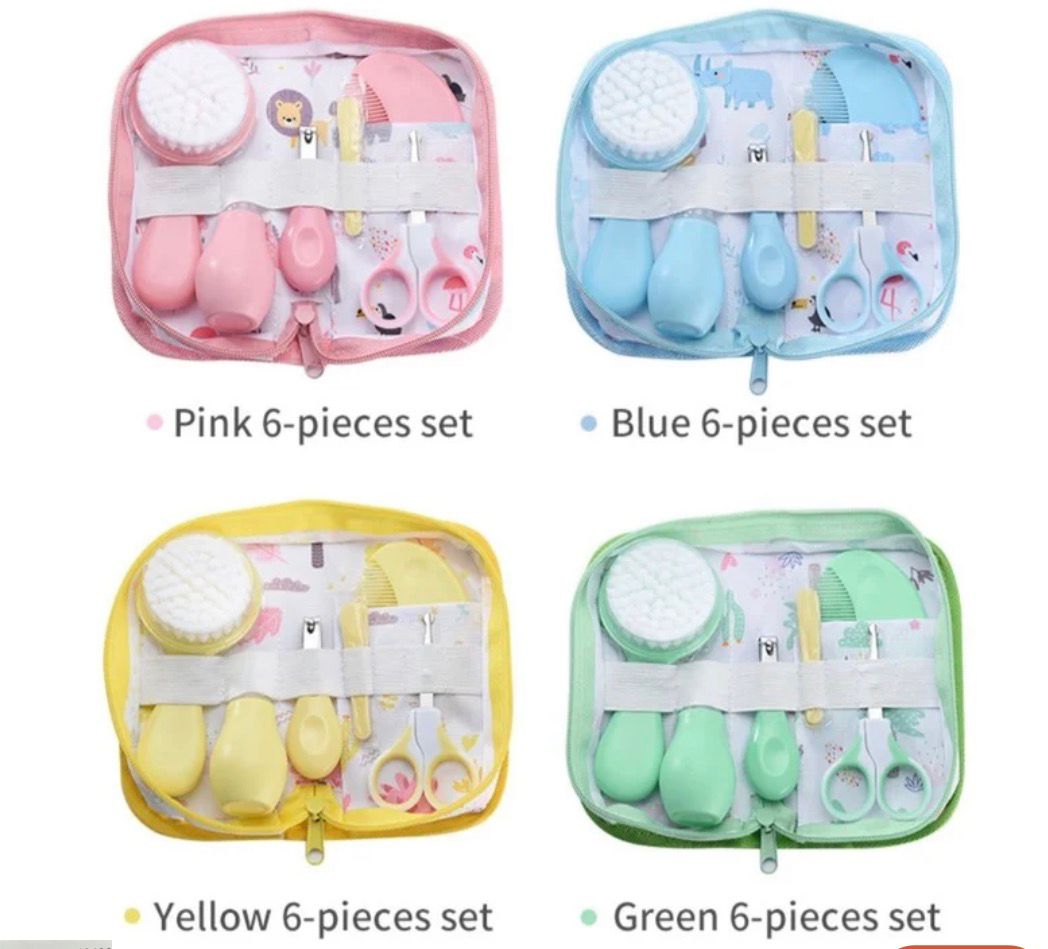 طقم العناية والنظافة المتكامل للأطفال حديثي الولادة