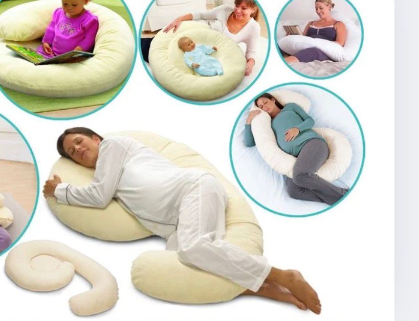 وسادة دعم الجسم الكامل للحوامل والرضاعة