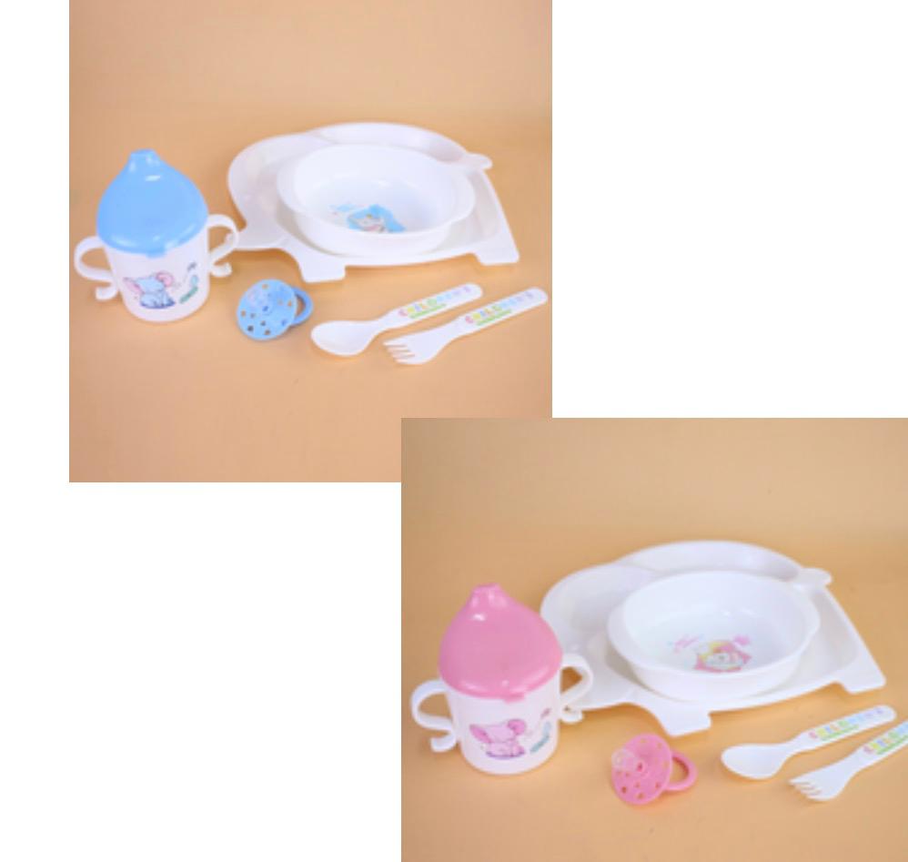 طقم طعام بتصميم الفيل