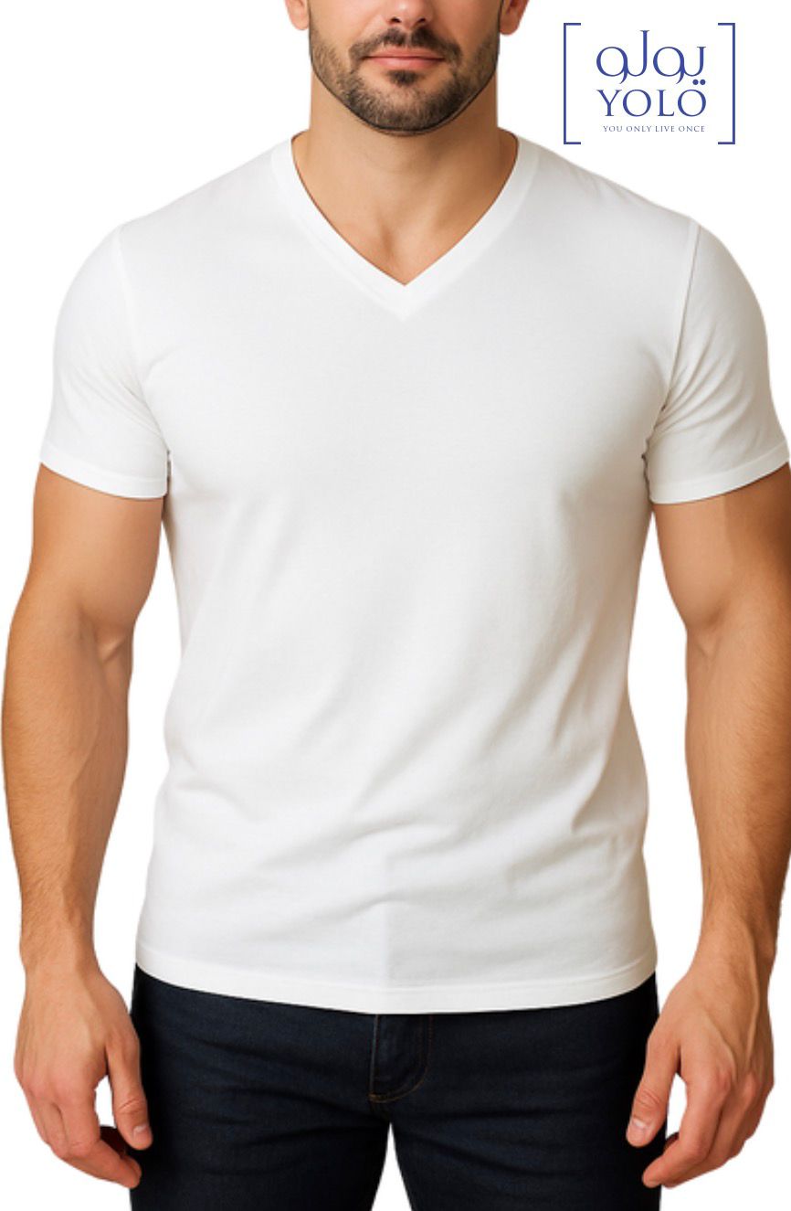 تي شيرت رجالي قطني