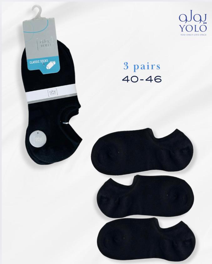 جوارب YOLO كلاسيكية قصيرة