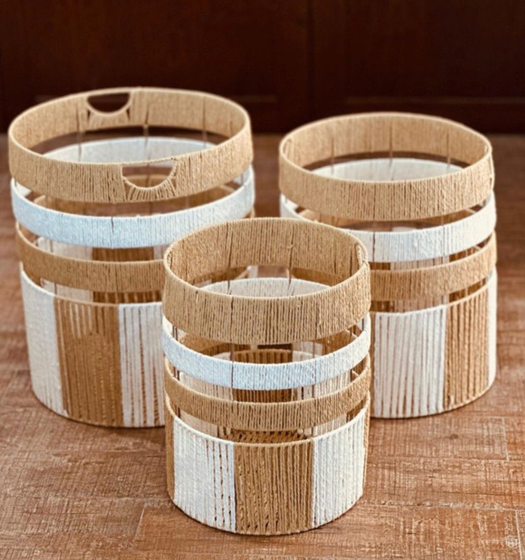 مجموعة السلال المزخرفة