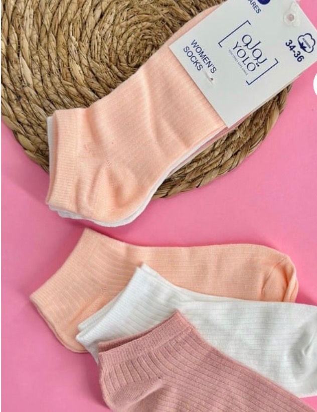 جوارب 3 قطع من ماركة YOLO