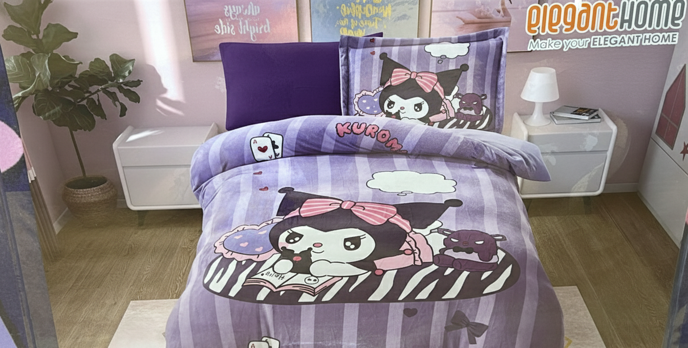 طقم مفرش شتوي كرومي