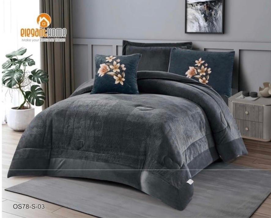 طقم فراش شتوي مخملي