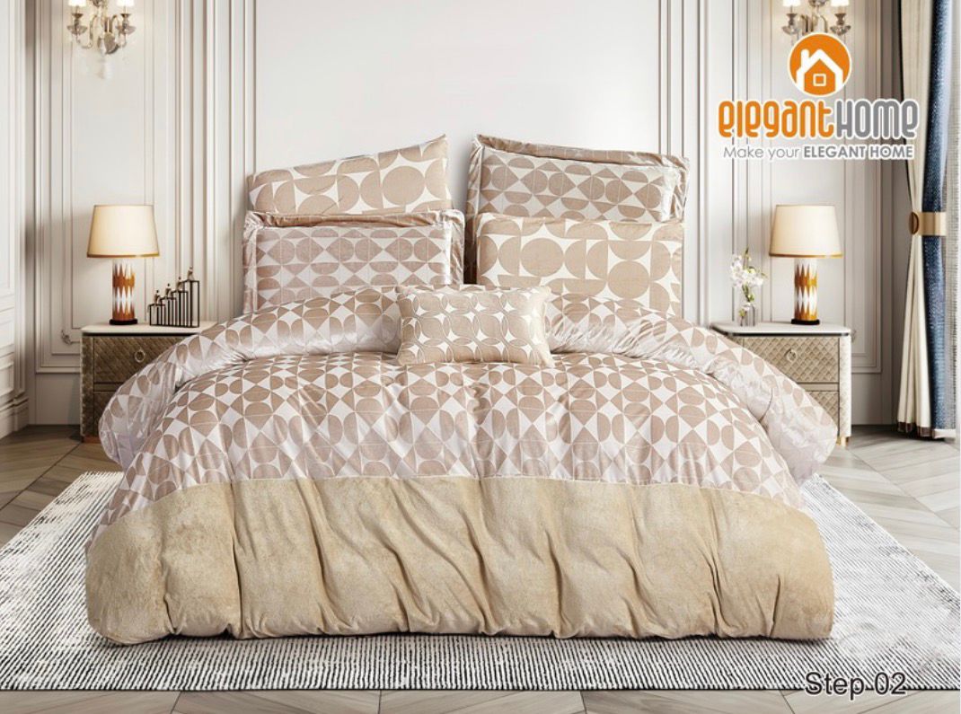 طقم لحاف مخملي